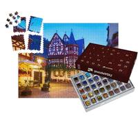 puzzleYOU : Calendrier de l'Avent | « Bacharach : Vieille Ville de Nuit, vallée du Rhin, Allemagne »