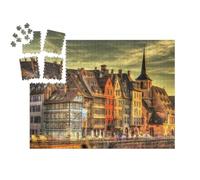 puzzleYOU : Calendrier de l'Avent | « Bâtiment sur Le Front de mer à Strasbourg - France »