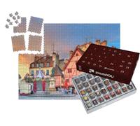 puzzleYOU : Calendrier de l'Avent | « Bâtiments Traditionnels dans la Vieille Ville de Dijon - Bourgogne, France »