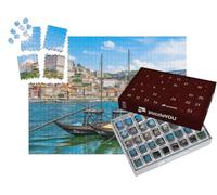 puzzleYOU : Calendrier de l'Avent | « Belle Vue sur Le fleuve Douro, Porto, Portugal »