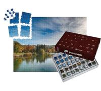 puzzleYOU : Calendrier de l'Avent | « Besançon, Le Doubs au Centre de la Ville. Franche-Comté, France »