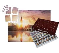 puzzleYOU : Calendrier de l'Avent | « Big Ben et Le Pont de Westminster au crépuscule, Londres, Angleterre »
