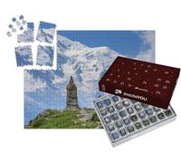 puzzleYOU : Calendrier de l'Avent | « Bouquetin des Alpes Devant Le Mont Blanc, France »