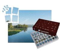 puzzleYOU : Calendrier de l'Avent | « Brouillard matinal sur la Meuse près de Verdun dans Le Nord de la France »