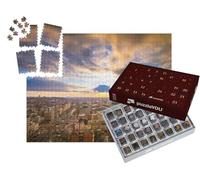 puzzleYOU : Calendrier de l'Avent | « Bruxelles au Palais de Justice au crépuscule »