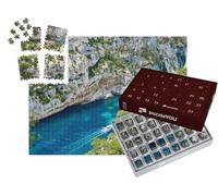 puzzleYOU : Calendrier de l'Avent | « Calanque d'En-Vau dans Le Parc National des Calanques, près de Marseille en Provence »