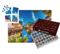 puzzleYOU : Calendrier de l'Avent | « Canal d'eau de la Vieille Ville de Strasbourg, Alsace »