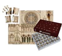 puzzleYOU : Calendrier de l'Avent | « Cathédrale d'Amiens en Hiver, Image HDR »