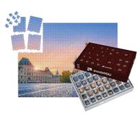puzzleYOU : Calendrier de l'Avent | « Cathédrale Saint-Basile sur la Place Rouge à Moscou sous Un Soleil d'automne, Russie »