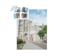 puzzleYOU : Calendrier de l'Avent | « Cathédrale Saint-Étienne d'Auxerre en Bourgogne, France »