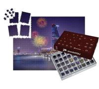 puzzleYOU : Calendrier de l'Avent | « Célébration de Jeddah Cityscape, Arabie Saoudite »