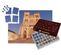puzzleYOU : Calendrier de l'Avent | « Célèbre cathédrale Basilique Notre-Dame d'Amiens, Picardie, France »