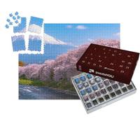 puzzleYOU : Calendrier de l'Avent | « Cerisiers en Fleurs au Mont Fuji, Japon »