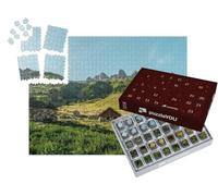 puzzleYOU : Calendrier de l'Avent | « Chalets du Rieu Claret sous Le Massif de Belledonne à Saint-Colomban-des-Villars en Savoie, France »