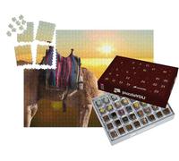 puzzleYOU : Calendrier de l'Avent | « Chameau dromadaire Devant la Montagne de Saint Moïse, Égypte, Sinaï »