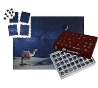 puzzleYOU : Calendrier de l'Avent | « Chameau Solitaire sous Le Ciel étoilé du désert »