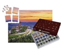 puzzleYOU : Calendrier de l'Avent | « Chapelle Saint-Léonard sur Le Rocher du Dabo dans Les Vosges - Moselle, France »