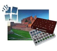 puzzleYOU : Calendrier de l'Avent | « Château de Malbork de l'Ordre Teutonique au crépuscule, Pologne »