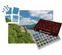 puzzleYOU : Calendrier de l'Avent | « Château de Rheinstein dans la vallée du Rhin, construit en 1316 »