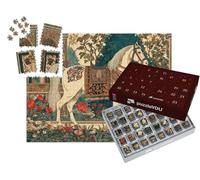 puzzleYOU : Calendrier de l'Avent | « Cheval à décor Oriental dans la roseraie »