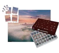puzzleYOU : Calendrier de l'Avent | « Chicago et Le lac Michigan par Temps de Brouillard »