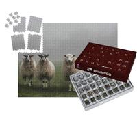 puzzleYOU : Calendrier de l'Avent | « Cinq Moutons dans Un Champ par Un Matin Brumeux dans Le Dorset »