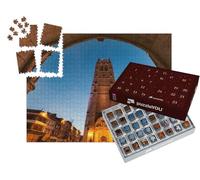 puzzleYOU : Calendrier de l'Avent | « Clocher de l'église Saint-Eloi à Dunkerque. Dunkerque, Hauts-de-France, France. »
