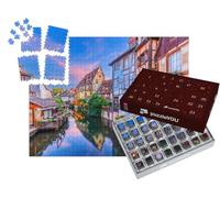 puzzleYOU : Calendrier de l'Avent | « Colmar, Alsace, France. Petite Venise, Canal d'eau et Maisons Traditionnelles à colombages. »