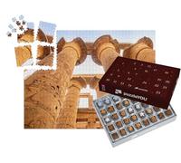 puzzleYOU : Calendrier de l'Avent | « Colonnes, Architecture et hiéroglyphes du Temple de Karnak près de Louxor, Égypte »