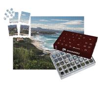 puzzleYOU : Calendrier de l'Avent | « côte Atlantique pittoresque sous Un Ciel Bleu ensoleillé à bidart, Pays Basque, France »