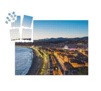 puzzleYOU : Calendrier de l'Avent | « Côte méditerranéenne et Vieille Ville Depuis Les collines du Parc des ruines du château de Nice »
