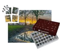 puzzleYOU : Calendrier de l'Avent | « Coucher de Soleil dans la vallée du Rhin »