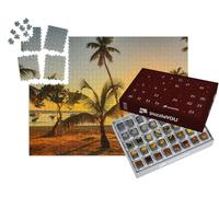 puzzleYOU : Calendrier de l'Avent | « Coucher de Soleil dans Les Caraïbes, République Dominicaine »
