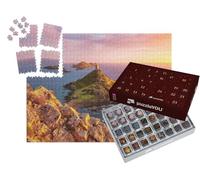 puzzleYOU : Calendrier de l'Avent | « Coucher de Soleil sur la Torra di a Parata avec la Tour génoise, Corse »