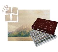 puzzleYOU : Calendrier de l'Avent | « Coucher de Soleil sur Le lac Leman, Suisse »