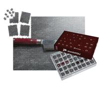 puzzleYOU : Calendrier de l'Avent | « Couteau de Chef Japonais en Acier damassé »