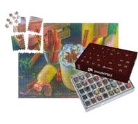 puzzleYOU : Calendrier de l'Avent | « dans Le Style Artistique de Franz Marc - Bombardino Livigno Cocktail de Noël »