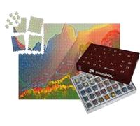 puzzleYOU : Calendrier de l'Avent | « dans Le Style Artistique de Franz Marc - Parc National des Monts Tianmen, Province du Hunan, Chine »