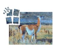 puzzleYOU : Calendrier de l'Avent | « dans Le Style de Paul-Cezanne - Guanaco dans Le Parc National Torres Del Paine »