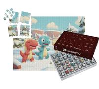 puzzleYOU : Calendrier de l'Avent | « des Dinosaures dans Un Pays des Merveilles Hivernales »