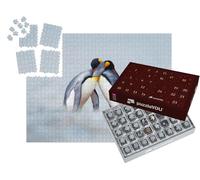 puzzleYOU : Calendrier de l'Avent | « des manchots royaux étroitement enlacés bravent Le Froid »