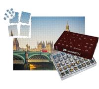 puzzleYOU : Calendrier de l'Avent | « des Monuments célèbres dans Le Monde Entier : Big Ben et Le Pont de Westminster à Londres »