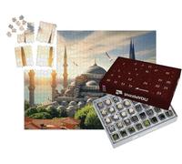 puzzleYOU : Calendrier de l'Avent | « des mouettes au-Dessus de la Mosquée Bleue et du Bosphore à Istanbul »