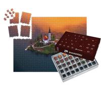 puzzleYOU : Calendrier de l'Avent | « Église de l'Assomption au lac Bled, Slovénie »