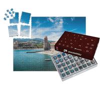 puzzleYOU : Calendrier de l'Avent | « Église Notre-Dame-des-Anges à Collioure, au Bord de la Méditerranée, Pyrénées-Orientales, France »