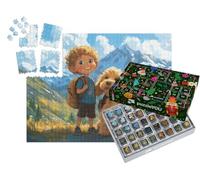 puzzleYOU : Calendrier de l'Avent | « en Balade découverte en Montagne avec Le Chien Leo »