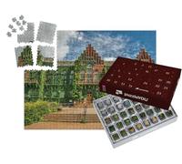puzzleYOU : Calendrier de l'Avent | « Façade de la bibliothèque Universitaire de Lund (Suède), Technique HDR »