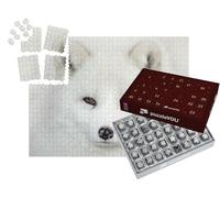 puzzleYOU : Calendrier de l'Avent | « Face à Face avec Un Renard Polaire »