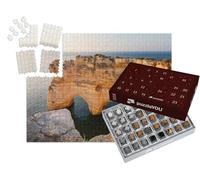 puzzleYOU : Calendrier de l'Avent | « Falaise en Forme de cœur en Algarve, Praia Marinha, Portugal »