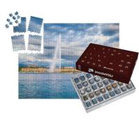 puzzleYOU : Calendrier de l'Avent | « Fontaine du Jet d'eau de la Rade de Genève, Suisse »